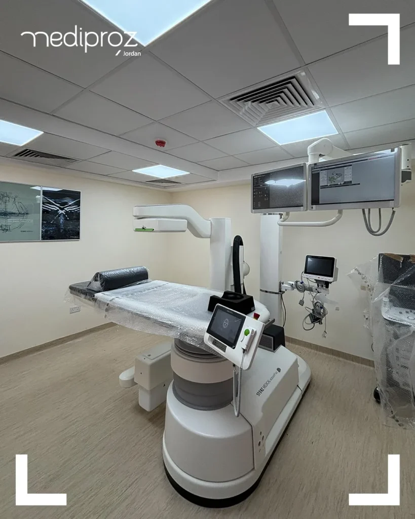 ESWL lithotripsy system installed in a treatment room at Prince Hamza Hospital (additional photo)