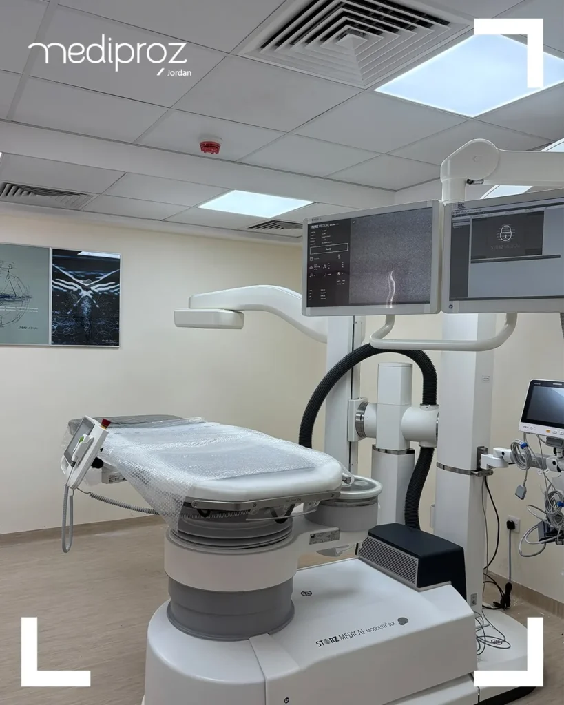 ESWL lithotripsy system installed in a treatment room at Prince Hamza Hospital (additional photo)