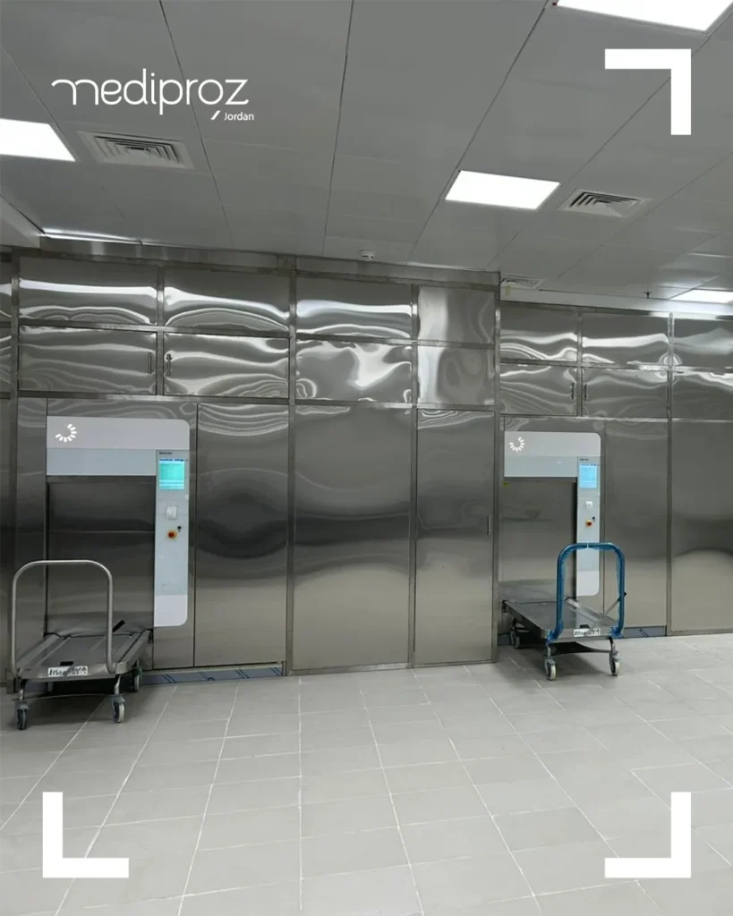 Belimed steam sterilizers installed in the CSSD at New Princess Basma Hospital
