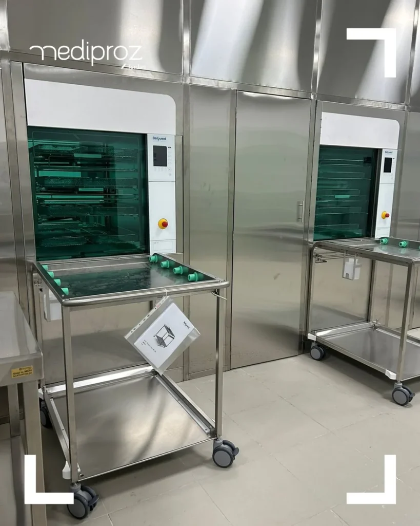 Belimed steam sterilizers installed in the CSSD at New Princess Basma Hospital (additional photo)