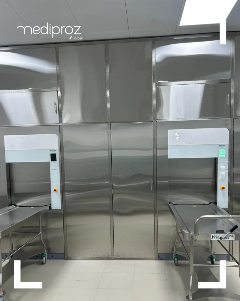 Belimed steam sterilizers installed in the CSSD at New Princess Basma Hospital (additional photo)